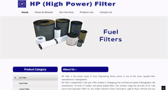 Desktop Screenshot of hpfilterbd.com