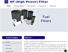 Tablet Screenshot of hpfilterbd.com